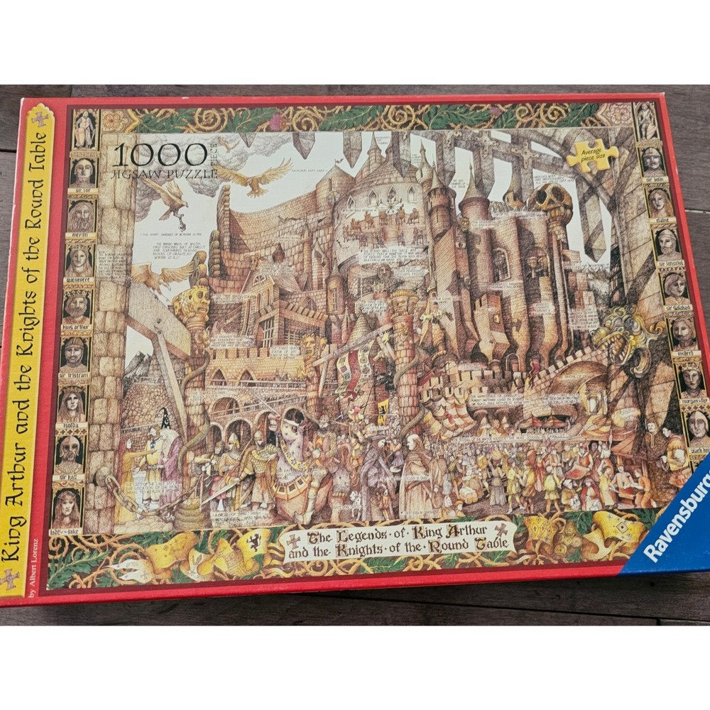 Ravensburger 1000 Pcs Jigsaw Puzzle The Legends of King Arthur and‎ the Knights